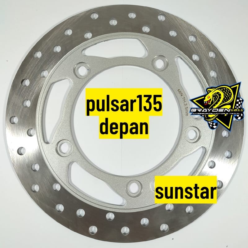 RIZQIJAYA  CAKRAM DEPAN BAJAJ 135/PIRINGAN DEPAN BAJAJ 135/DISH BELAKANG BAJAJ 135/PIRINGAN CAKRAM B