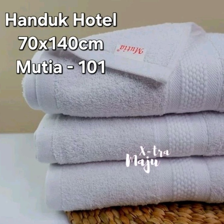 Handuk Mandi Dewasa Handuk Hotel Premium 70x140 Handuk Termurah - PUTIH
