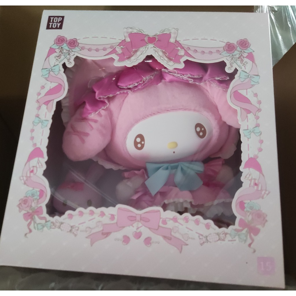 Original My Melody Kuromi Sweet Fairy Tale Series Plush Doll Collection Kawaiiframe Doll Room Decora