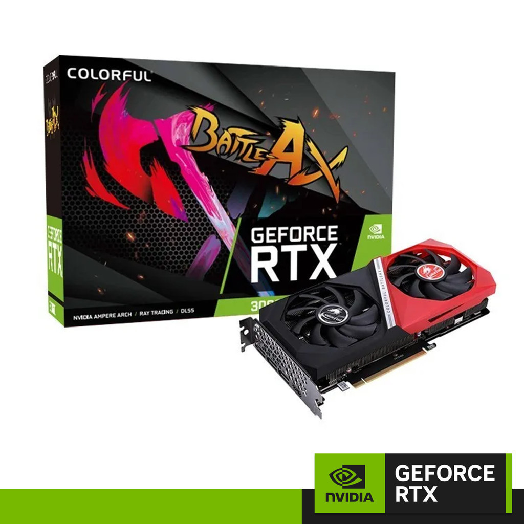 VGA Colorful RTX 3060 NB Duo 12GB V2 L-V (LHR) 12GB DDR6 Nvidia GeForce