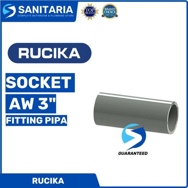 Socket Aw 3" Rucika/Sok Aw 3" Rucika/Fitting Pipa Rucika