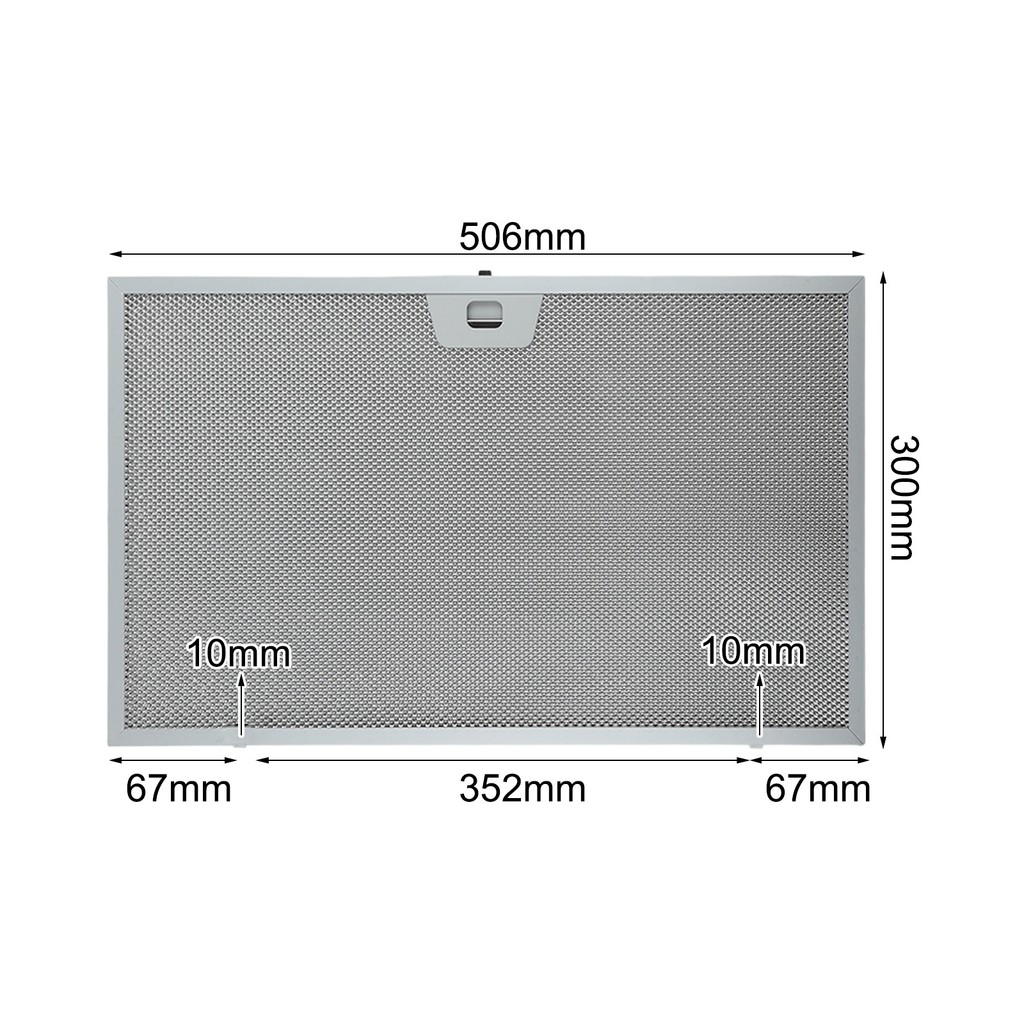 Effective Grease Trap Filter Range Hood Vent Filter Silver Silver Cooker Hood Filter Effective Greas