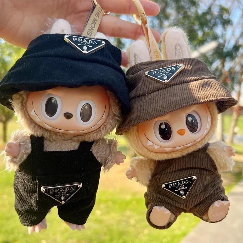 3/4generation Y Accessories PartyGamesToysGiftsNew corduroyForLabubu DollClothingSet Hat10cmClothes 