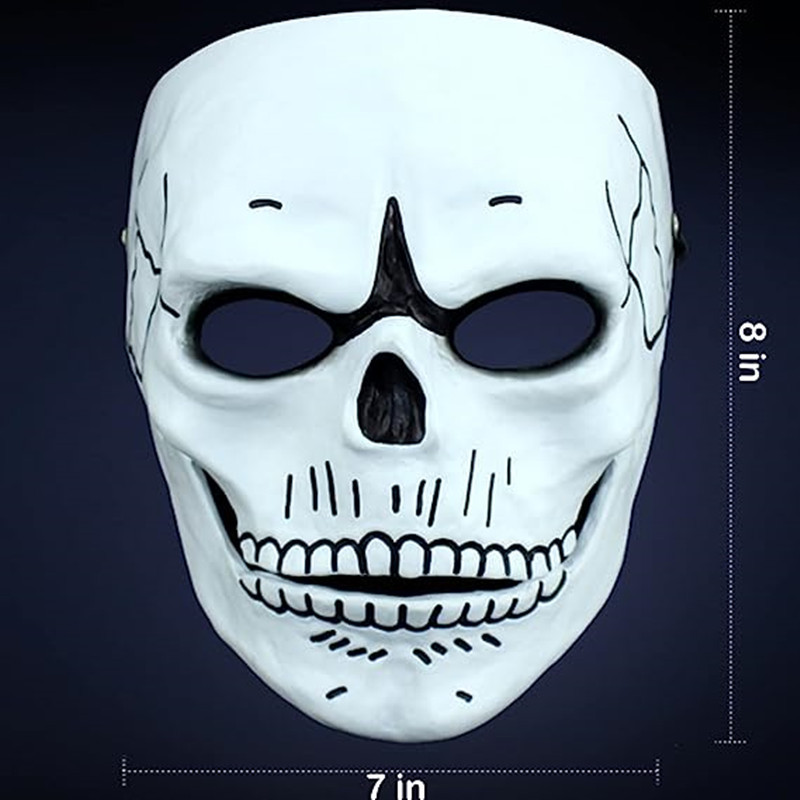 Skull Skeleton Cosplay Mask, Halloween Party Mask, 007 Spectre
