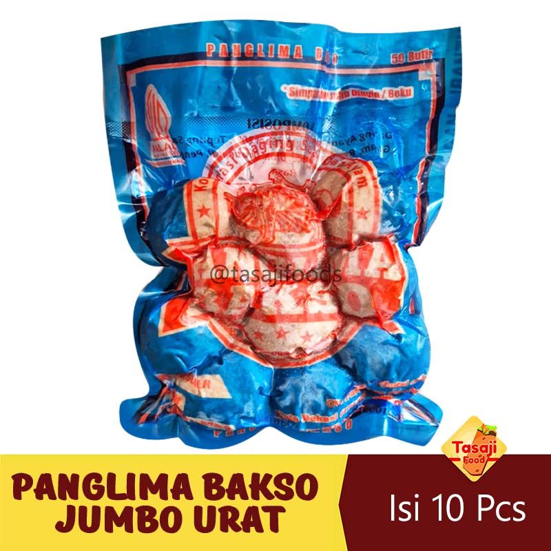 Panglima Bakso Urat Jumbo isi 10 Pcs Kombinasi Sapi & Ayam