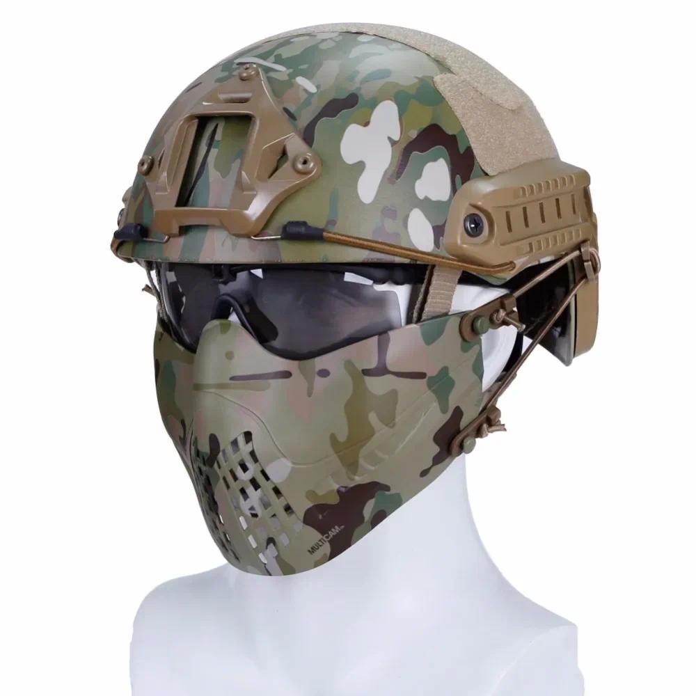 Tactical Paintball Mask Airsoft Mesh Face Shields Masks for Hunting Shooting CS Hunting Pilot Paintb