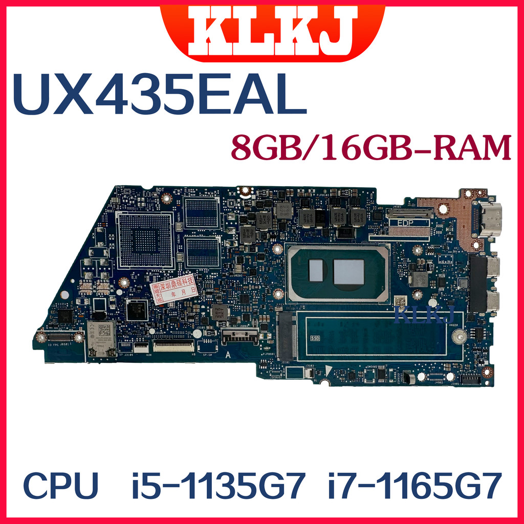 Dinzi UX435EG Motherboard For Asus ZenBook 14 UX435EA UX435EGL UX435EAL Mainboard W/i5-1135G7 i7-116