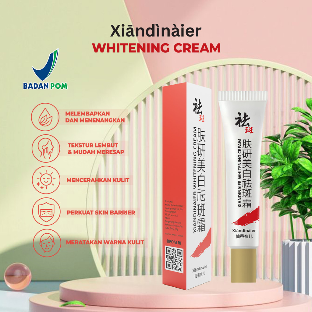 BPOM Cream Pemutih Wajah Penghilang Flek Hitam & Bintik Gelap Ampuh – Whitening Cream