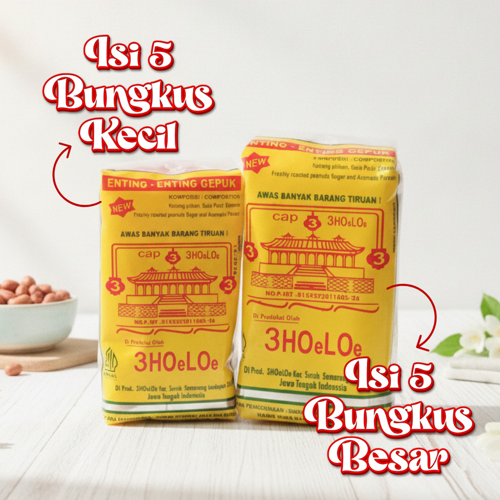 Enting-enting Gepuk Kacang Holo 3 Khas Semarang Jadul Enak Gurih