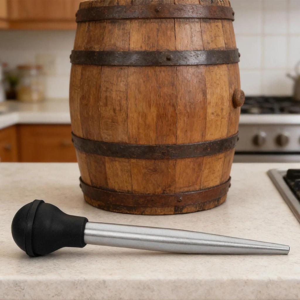 Wine Sampling Pump Metal Liquid Dropper for Barrel Wine Transfer Precise Dispensing Pipette Tasting 