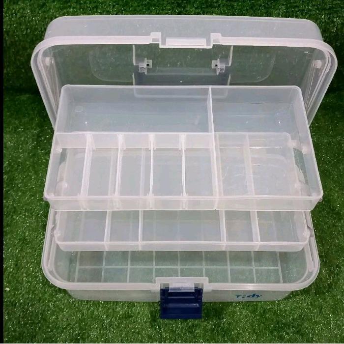 TOOL BOX TIDY BERTINGKAT / TOOL BOX TRANSPARAN / TOOL BOX OBAT/ TOOL BOX SERBAGUNA - -, -