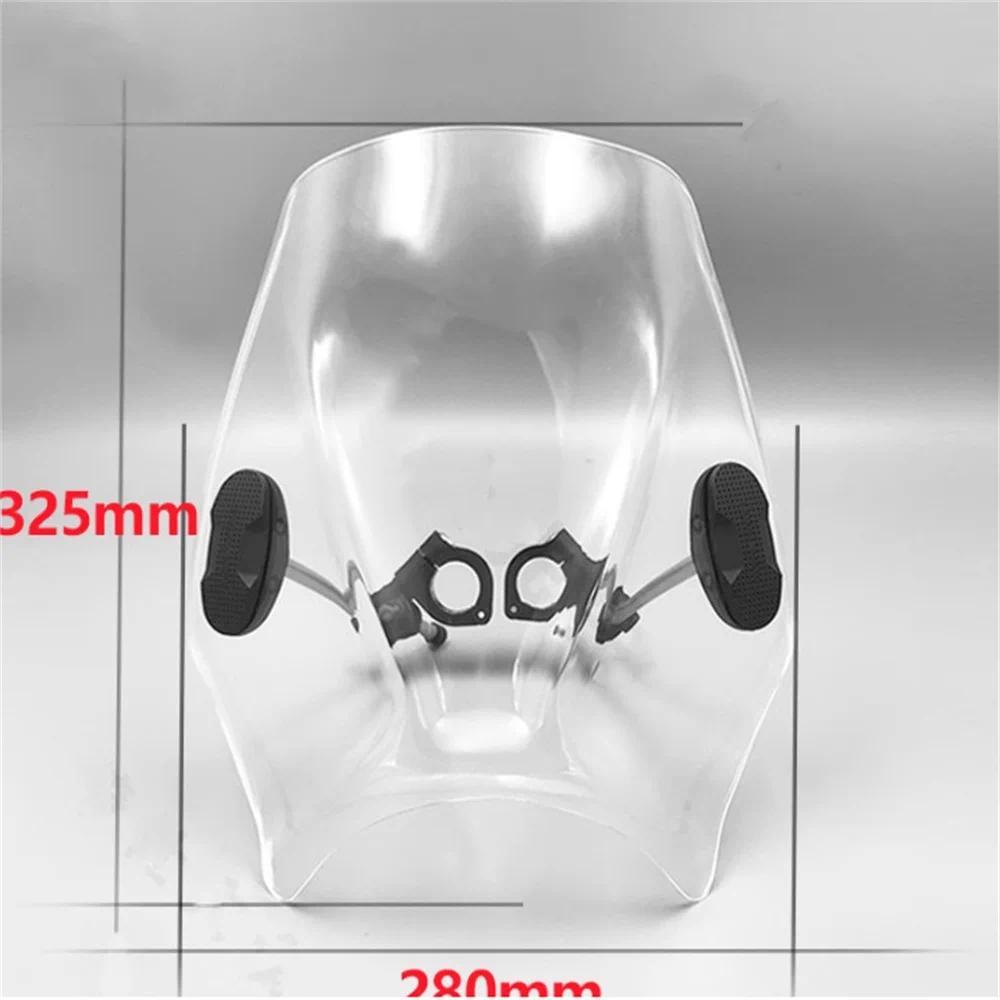 For QJMOTOR SRV150 SRV250 SRV300 Motorcycle Windshield Mofication Windshield Mofication Front Windsh