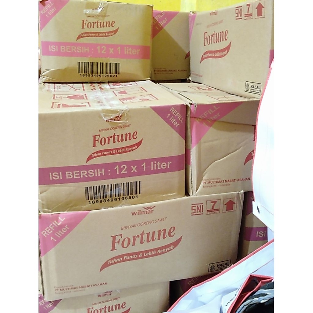 Minyak Goreng Fortune 1 Liter 1 Dus