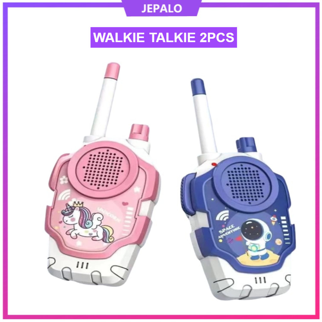 TOFA.ID Walkie talkie 2pcs / Walkie Talkie Nirkabel / Walkie Talkie anak jarak jauh / mainan Walkie 