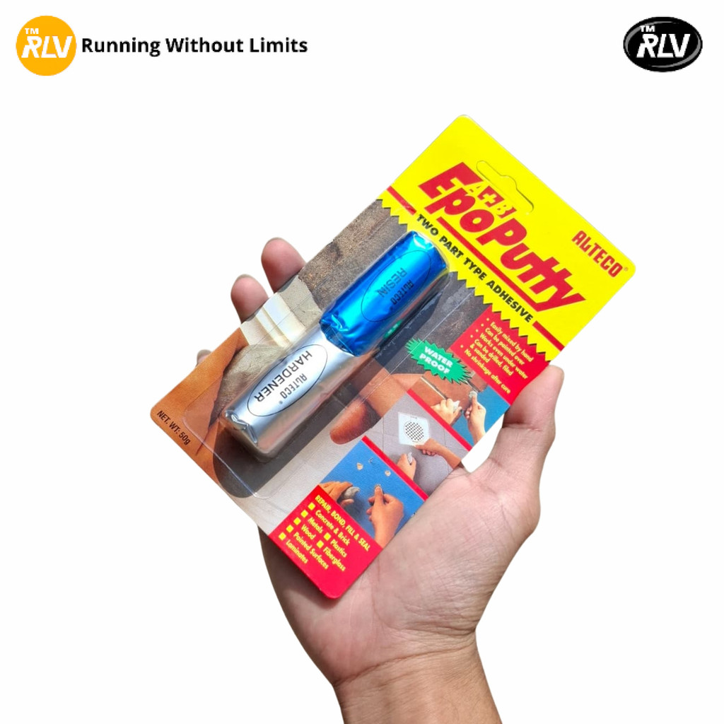 Grosir Lem Epo Putty Alteco Porting 50g Waterproof - Lem Kapal Porting Super Kuat Epo Putty Alteco