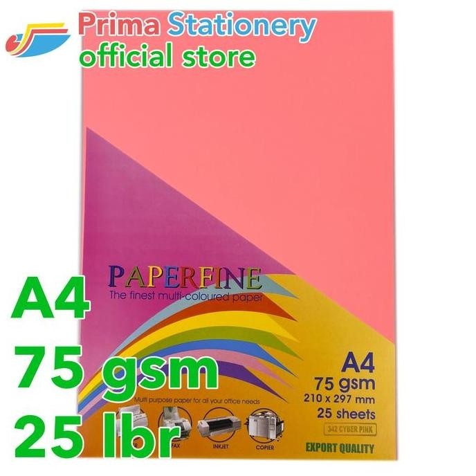 Goodseller- Kertas HVS Warna Paperfine Cyber Pink