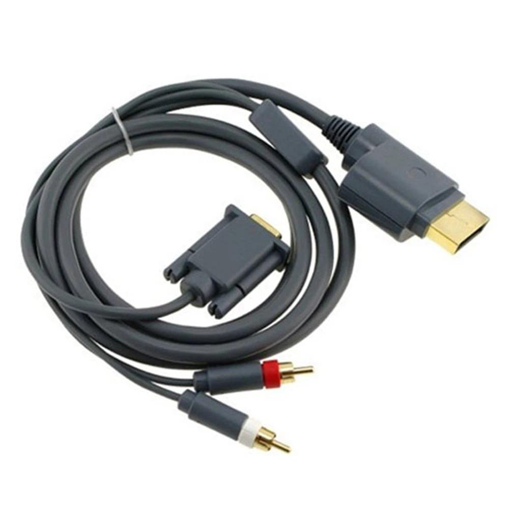 VGA Audio Video Cable for Xbox360 HD VGA AV Cable With Optical Output For Xbox 360