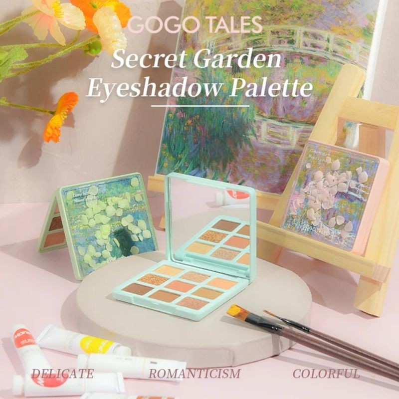 jwww GT289 Gogo Tales Secret Garden Petal Van Gogh Eyeshadow Paletteterbaikk