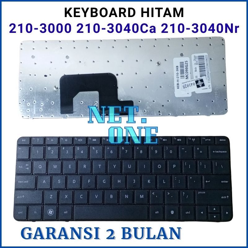 Keyboard HP Mini 210-3000 210-3040CA 210-3040NR 210-3050NR 210-4150NR -NETONE