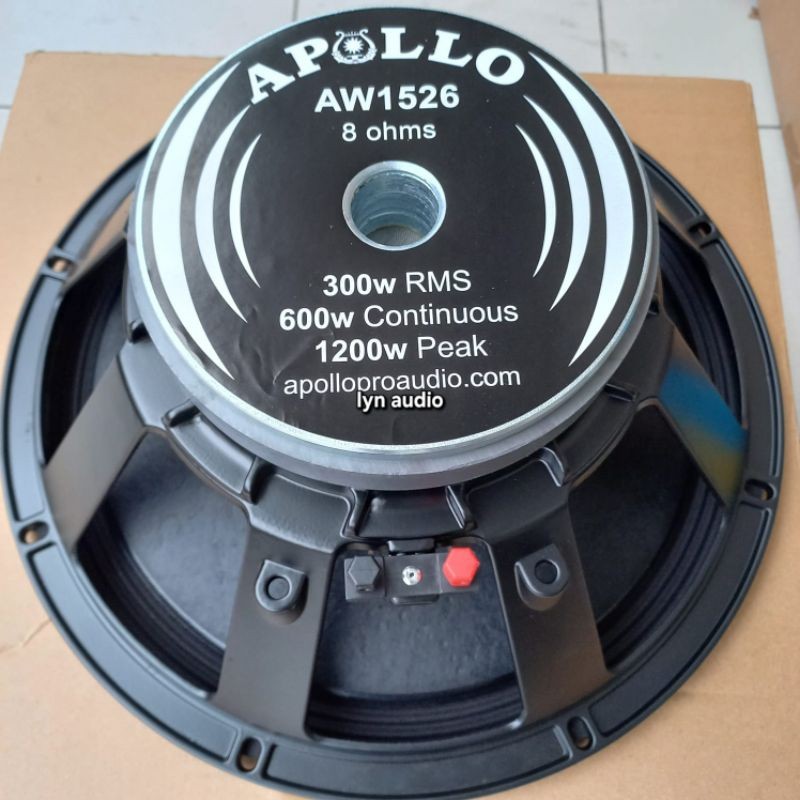 Ready - SPEAKER COMPONENT APOLLO AW1526 FULL RANGE 15 INCH BAHAN BABET AW 1526 -- Original Apollo