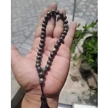 tasbih batu natural asli labrador 33 butir