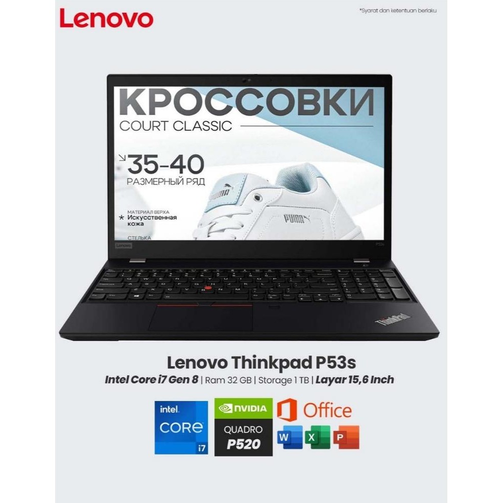 Laptop Gaming Murah THINKPAD P53S