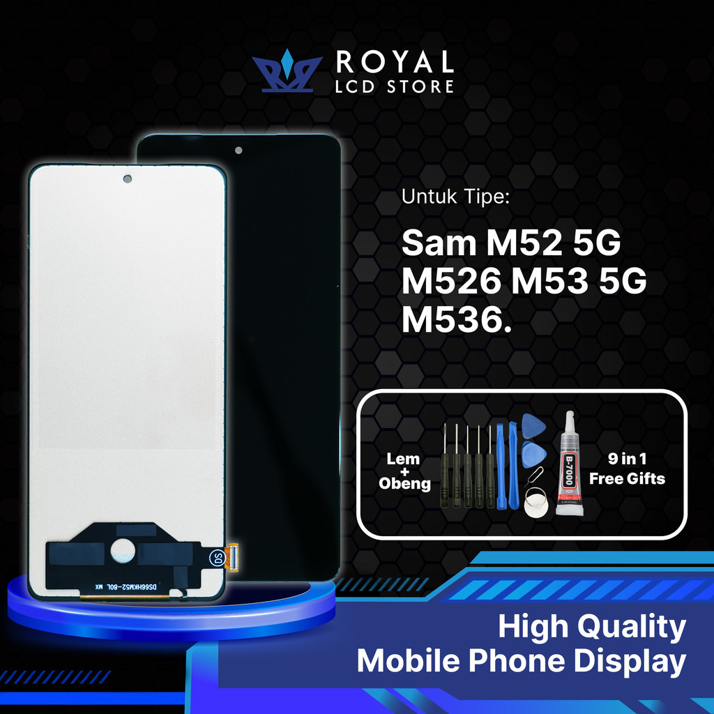 Lcd Samsung M52 5G M526 M53 5G M536 Full Set Lcd Touchscreen