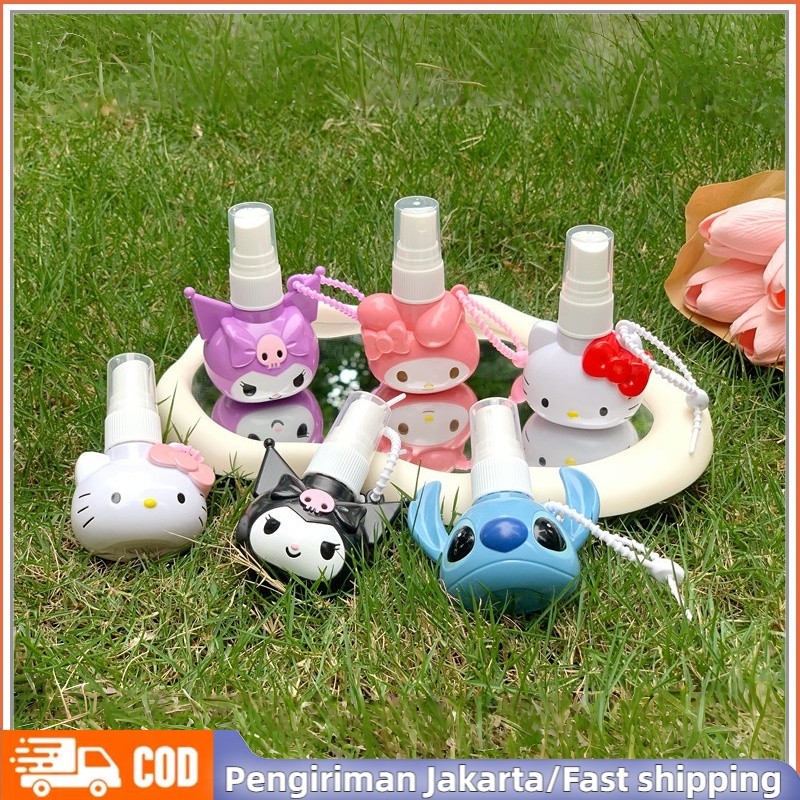 Botol Spray Karakter Lucu 50ml – Botol Spray Gantung Travel Spray Serbaguna Hello Kitty Mini Spray B