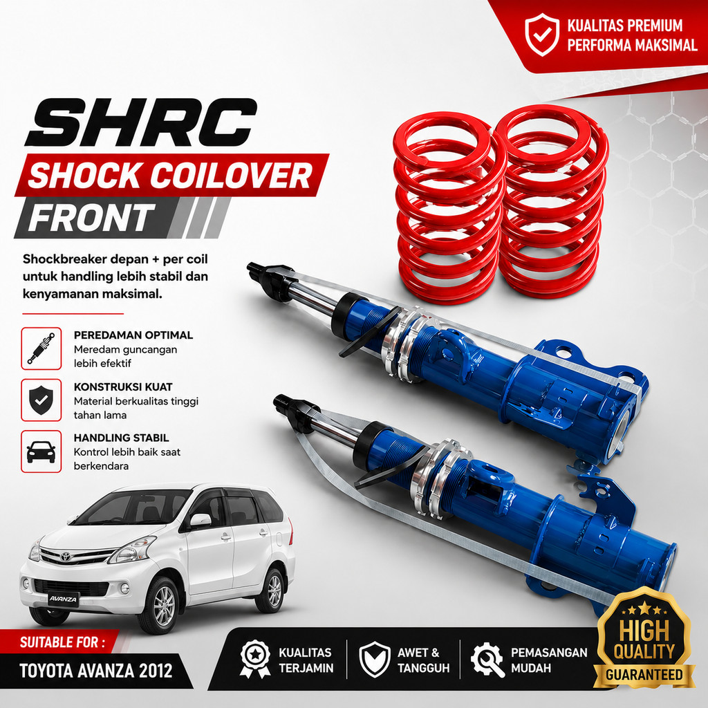 SHRC Shock Coilover Avanza 2011 + (Front)