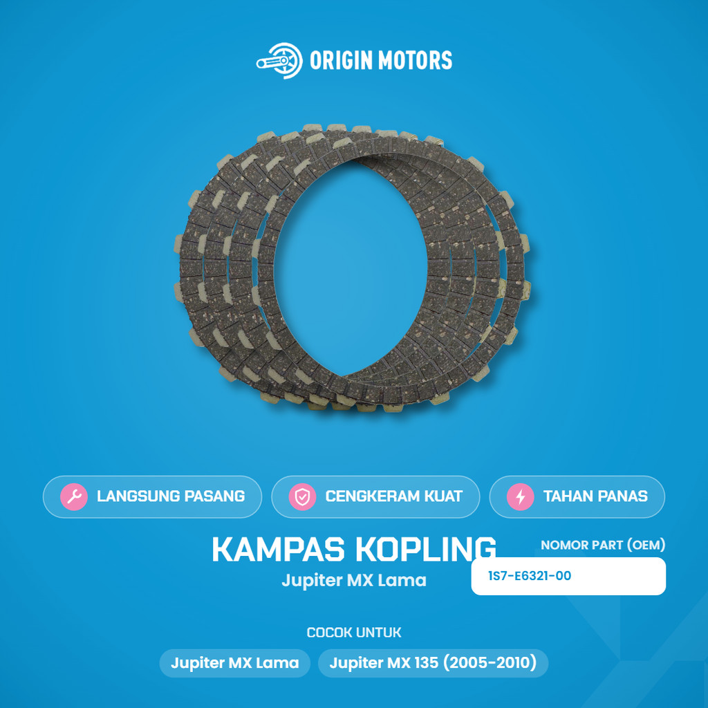 NOXPIT Kampas Kopling Jupiter MX Lama Jupiter MX 135 1S7-E6321-00