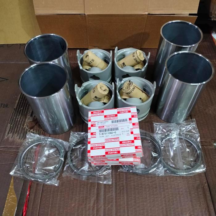 LINER SET KIT BORING RING PISTON ISUZU PANTHER 2.5 OEM JP