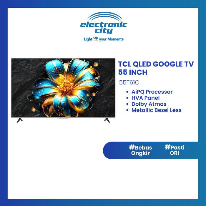 TCL 55 Inch QLED Google TV - 55T61C
