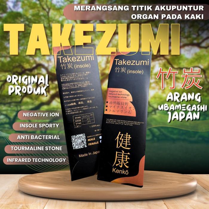 Takezumi Insole Sepatu Kesehatan dengan Teknologi Infrared dan Arang Binchotan dari Jepang Shoe alas