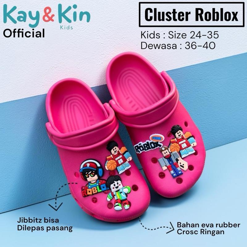 Sandal Baim Roblox Anak dan Dewasa  Laki Laki cowok Gratis Jibbitz