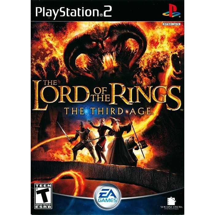 Kaset Playstation 2 - The Lord of the Rings The Third Age