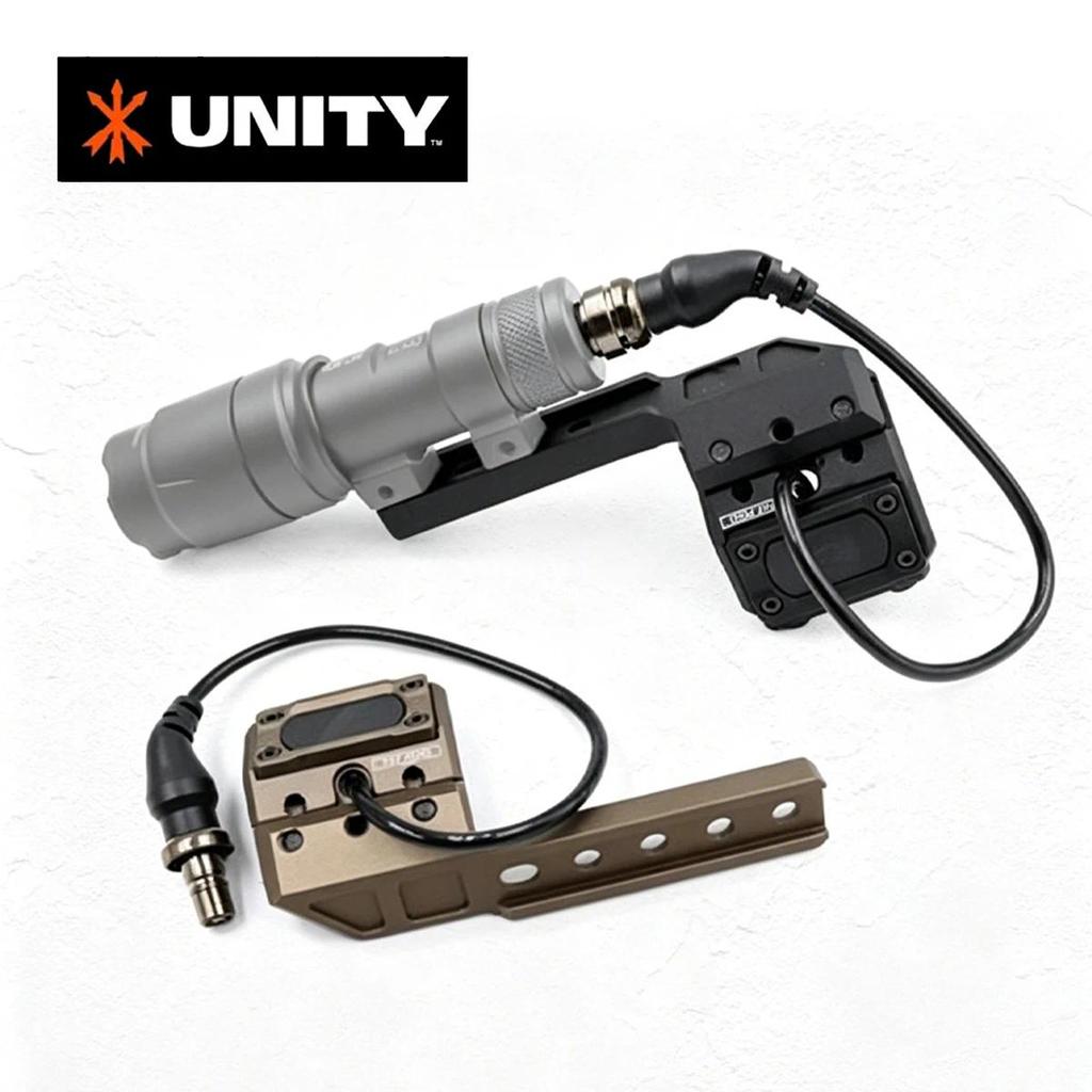 M300 M600 Flashlight Dual Pressure Switch UNITY Offset Mount for Surefire M600 M300 Tactical SF Scou