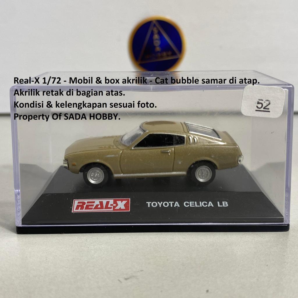 Real-X 1/72 Toyota Celica Liftback Gold Unit Tatakan Mika