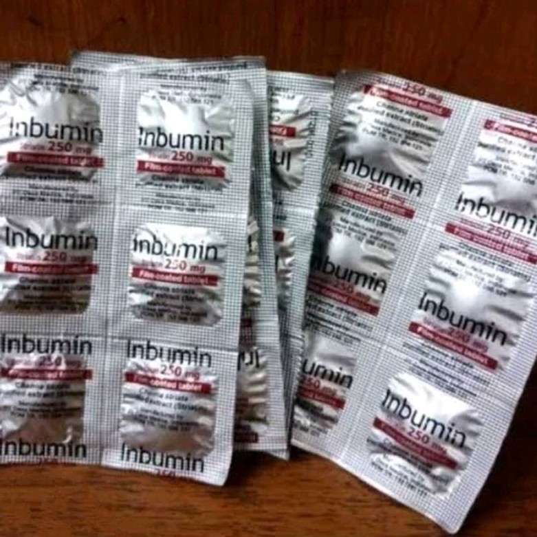 INBUMIN 250 MG STRIP 6: TABLET