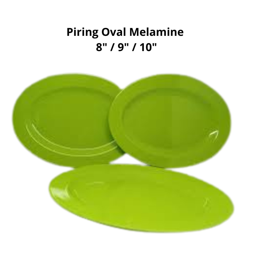 piring oval melamine / piring oval piring ceper