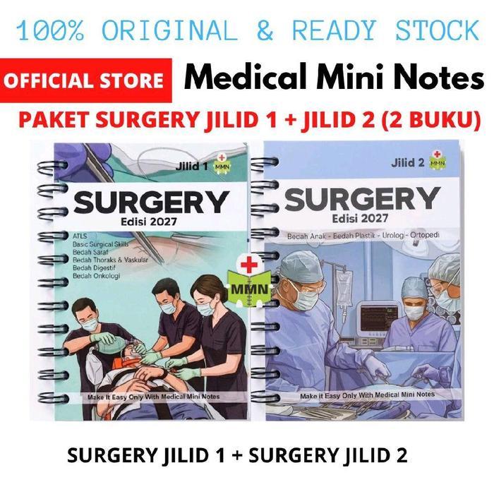 Medical Mini Notes - Paket Buku Surgery | Buku Saku Bedah / MMN Bedah - Bedah 1+2
