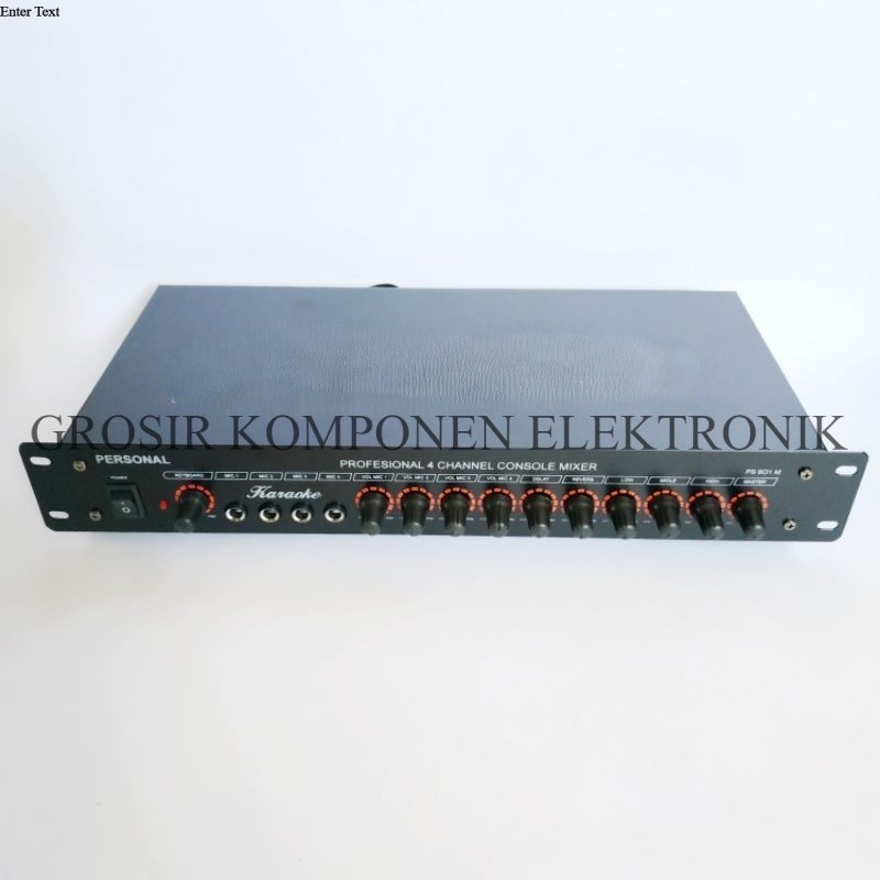 Mixer 4 Channel Plus Digital Echo Dan Tone Control Murah Berkualitas