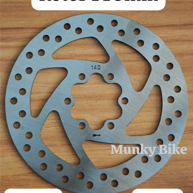 Foto Rotor Disk Brake Sepeda 5 inch 140mm include baut 6 sixbolt Steel Sepeda BMX