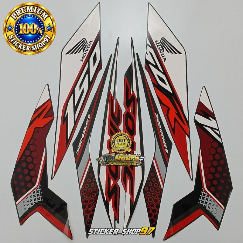 striping honda sonic 150 r 2019 hitam list body standar kualitas original