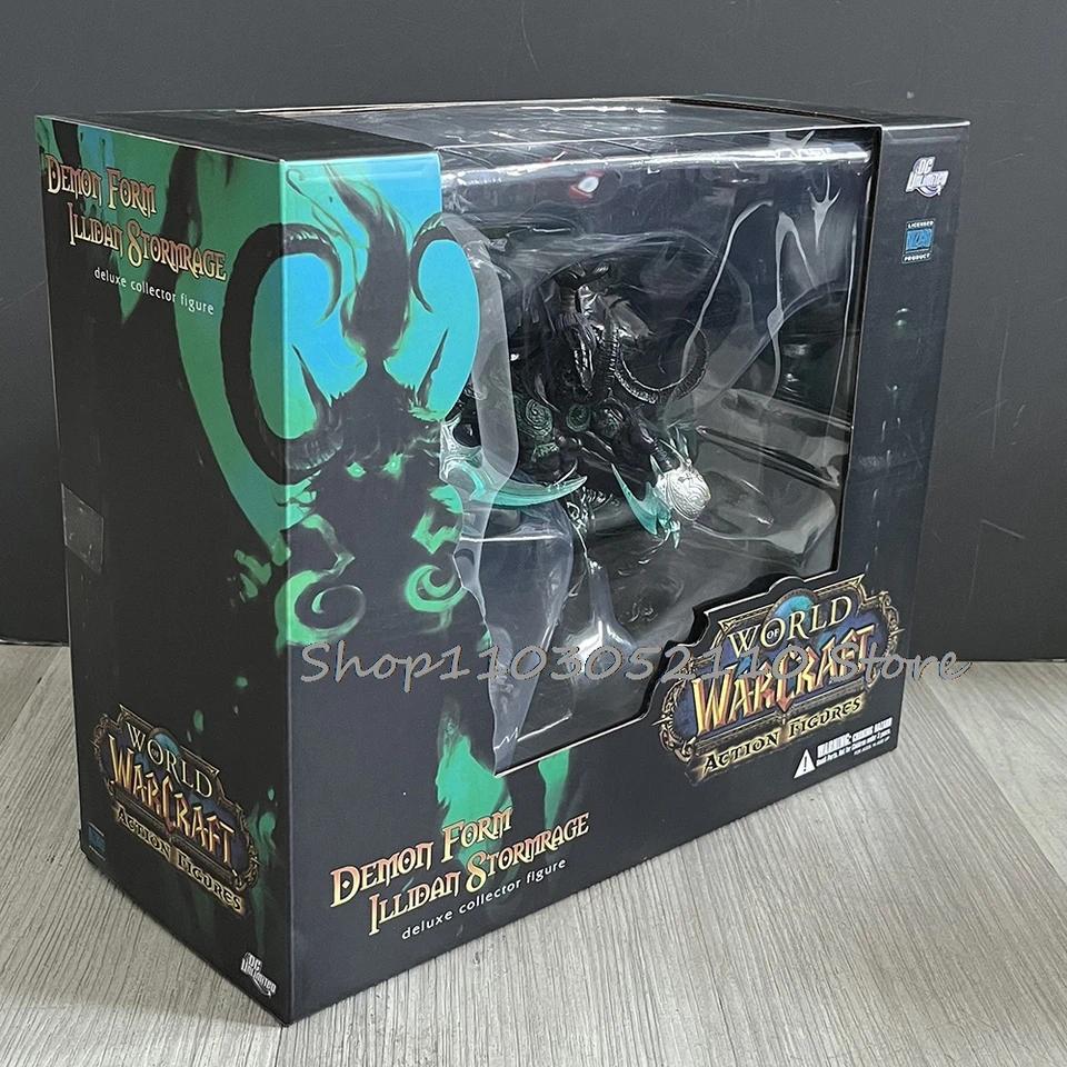 WOW Game Fall of The Lich King Arthas Illi Stormrage Figure Demon Form Series Action Figure Model To