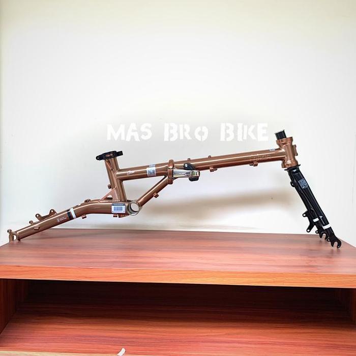 frame fnhon gust discbrake 16 gust wayang not fnhon blast monsoon - rosegold