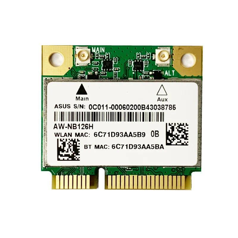 New Wifi Bluetooth 40 Half Mini PCIE Wireless Network Card For Atheros AR9485 AR5B225 For ASUS Dell 