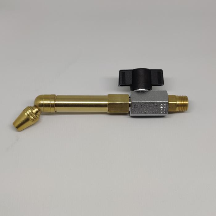 Nozzle Steam Bengkok 14cm Keran Italy Alat Cuci Ac Mobil Motor