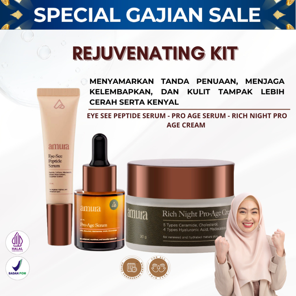 [AMURA] Amura Paket Rejuvenating Kit Skincare Dewasa by dr Shindy Putri c2