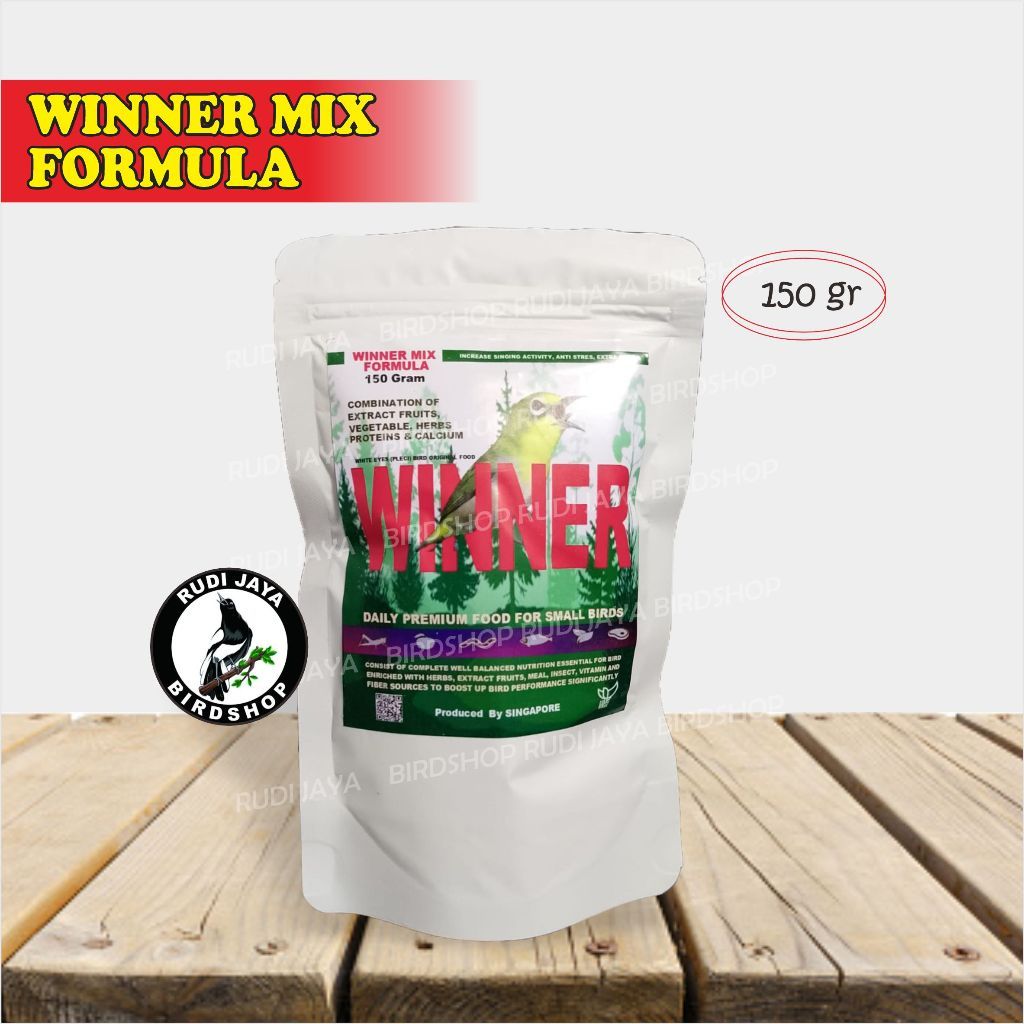 SEDIA WINNER MIX FORMULA PLECI VOER PAKAN MAKANAN BURUNG PLECI IMPORT NUTRISI LENGKAP SEPERTI AIKGUA