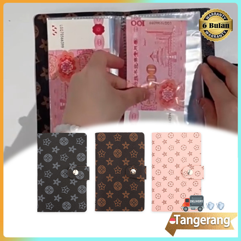 100 Lembar Binder Tabungan Uang Kertas A6 Dompet Keuangan Penyimpanan Uang Disiplin Menabung